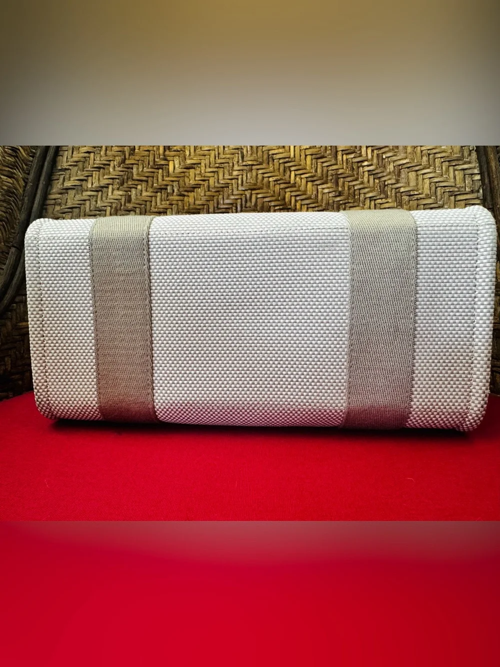 Lululemon Two-Tone Canvas Mini Tote Bag 4.5L Mojave Tan/ Light Ivory